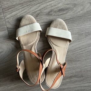 Cole Haan Women's Beige and Brown Sandals